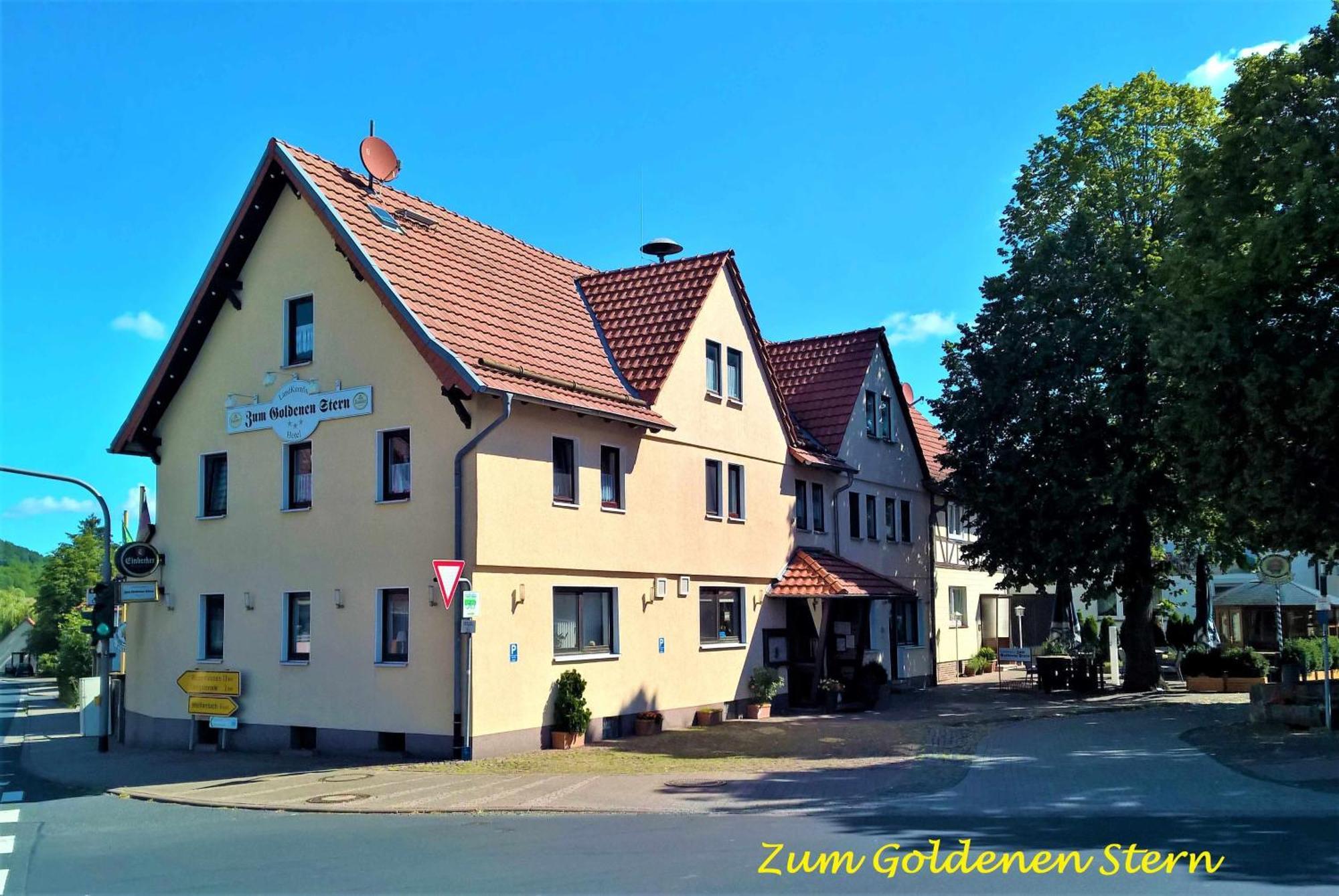 Hotel-Restaurant Zum Goldenen Stern Grossalmerode Exterior photo